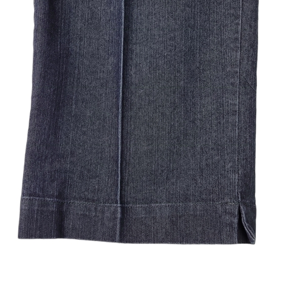 Black Washed, Cropped Women's Trouser Jeans, Size 10, Khakis & Co brand - Picture 4 of 7